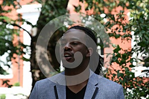 Committed perform a session in Washington Square Park