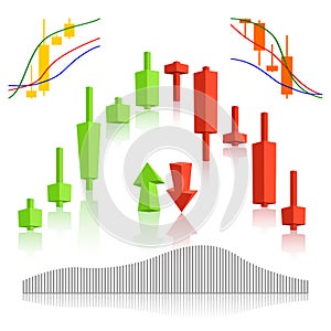 Commodity, Forex trading vector