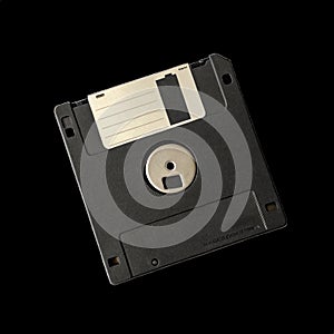 Commodore 64 floppy disk isolated on transparent background photo