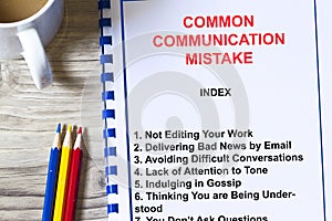 Common communication mistake you are doing concept