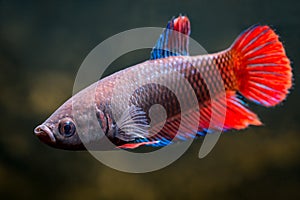 A common female betta fish