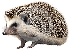 Common Hedgehog. Close-up image of Common Hedgehog. Generative AI.