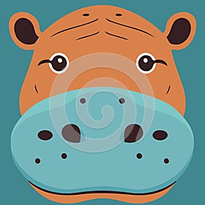 common hippopotamus herbivore mammal animal face