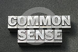 Common sense bm photo