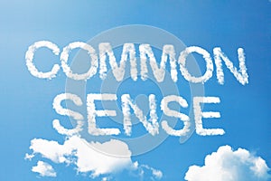 Common sense cloud word