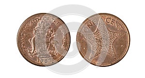 Commonwealth Of The Bahamas One Cent Coin