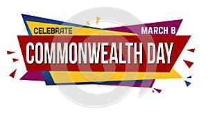 Commonwealth day banner design