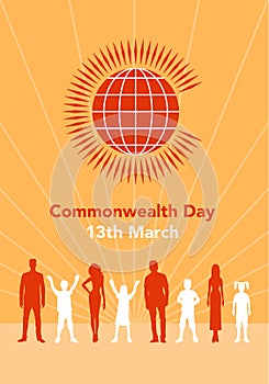 Commonwealth Day illustration
