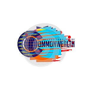 Commonwealth Day vector illustration