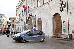 Communal Square in Assisi, Italy