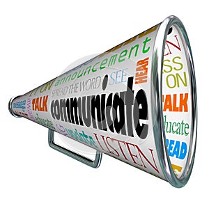 Communicate Bullhorn Megaphone Spread the Word photo