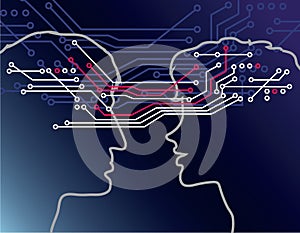 Communicating people