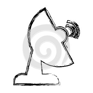 Communication antena isolated icon