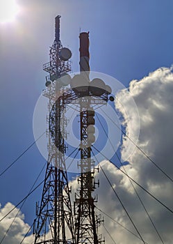 Communication antenna towers