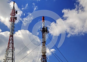 Communication antenna towers