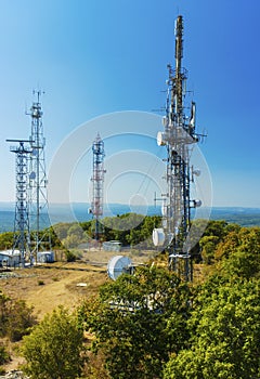 Communication antenna towers