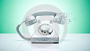 Communication Breakdown - Rotary Phone Exploding