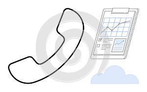 Communication and Data Analysis with Graphs Representing Growth and Cloud Connectivity