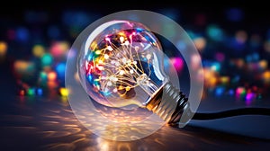 communication data light bulb