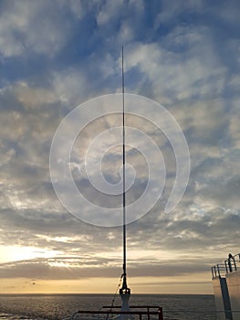 Communication is everything! VHF antenna. photo