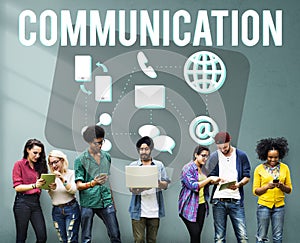 Communication Globe Speech Message Mail Concept