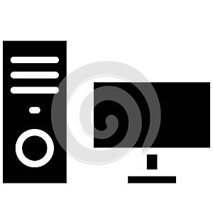 Computer Isolated Vector Icon which can easily modify or edit Computer Isolated Vector Icon which can easily modify or edit