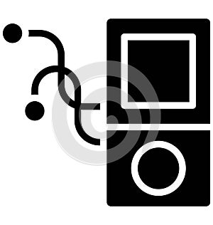 Audio Isolated Vector Icon which can easily modify or edit