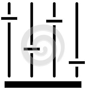 Adjuster Isolated Vector Icon which can easily modify or edit