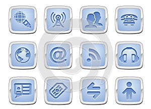 Communication icon set
