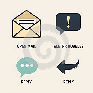 Communication Icons Set