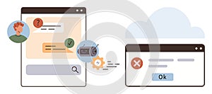 Communication Interface and Error Resolution in Digital Systems