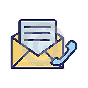 Communication Isolated Vector icon which can easily modify or edit