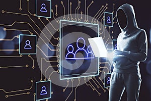 Communication and malware concept