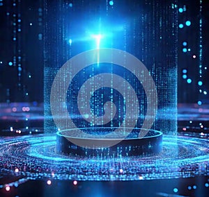 Communication network concept. Abstract background.