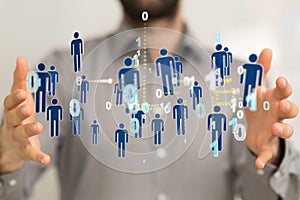 Communication network digital group connect