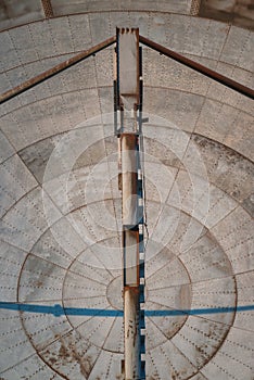 The communication parabola at Comano Former NATO Base, Tuscany, Italy