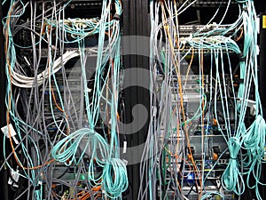 Communication racks photo