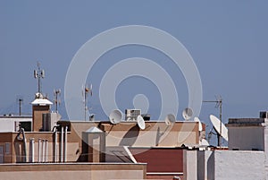 Communication and satellite dishes
