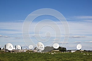 Communication satellites, Burum, Holland