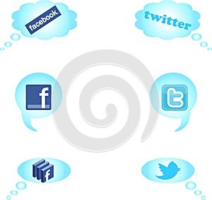 Communication speak bubbles