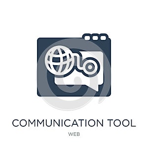 communication tool icon in trendy design style. communication tool icon isolated on white background. communication tool vector
