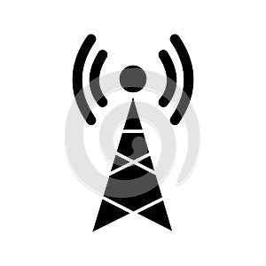 Communication tower Vector icon which can easily modify or edit