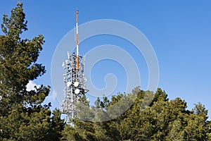 Communication towers, antennas and dishes