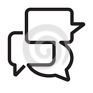 Communication vector Icon.chat icon.