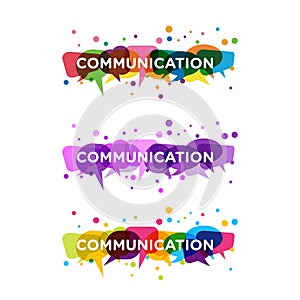 Communication Vector icon design illustration