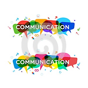 Communication Vector icon design illustration
