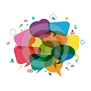 Communication Vector icon design illustration