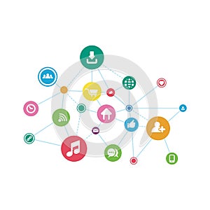 Communication Vector icon design illustration