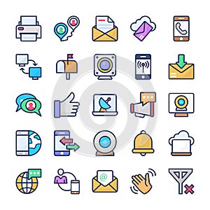 Communication Vector Icons Set