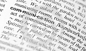 Communication word definition